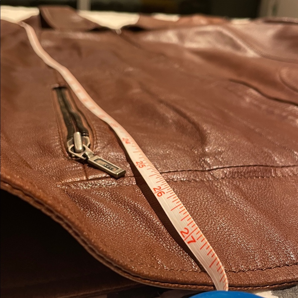 Brown Leather Jacket - Picture 7 of 7